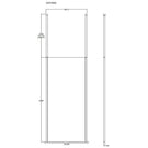 hudson-reed-black-wetroom-shower-screen--ceiling-posts-900mm-bgpcp090-