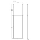 hudson-reed-black-wetroom-shower-screen--ceiling-posts-800mm-bgpcp080-
