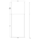 hudson-reed-walk-through-1100mm-wetroom-shower-screen--ceiling-poles-gpcp11-