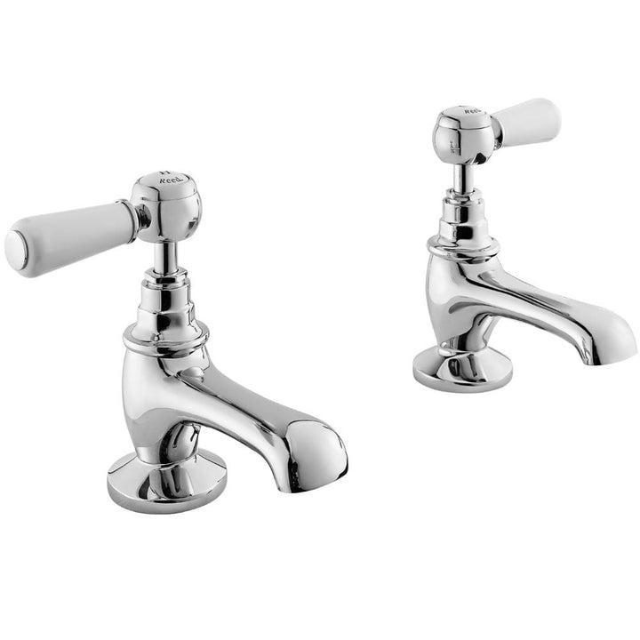 hudson-reed-topaz-white-lever-hexagonal-collar-basin-taps---bc301hl-