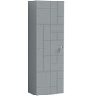 nuie-blocks-satin-grey-400mm-wall-hung-single-door-tall-unit---mof261a-