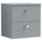 nuie-blocks-satin-grey-500mm-wall-hung-2-drawer-vanity-unit--worktop---blo205w-