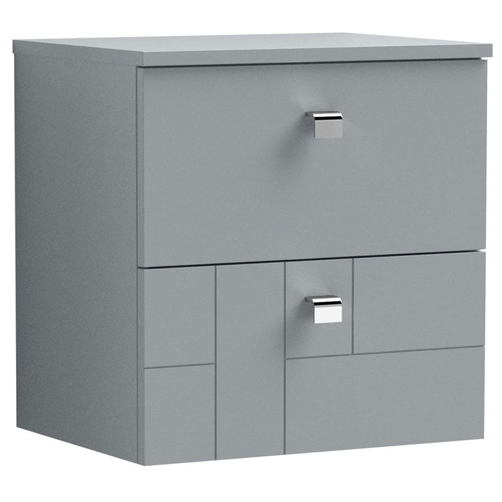 nuie-blocks-satin-grey-500mm-wall-hung-2-drawer-vanity-unit--worktop---blo205w-