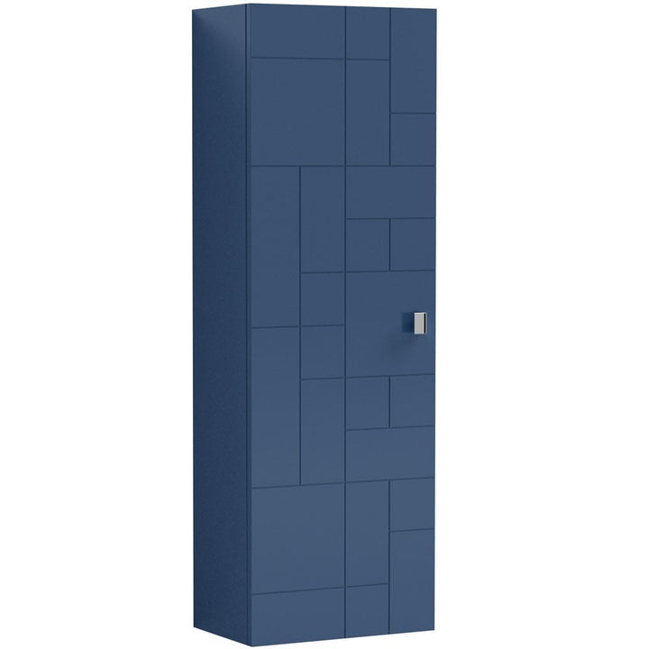 nuie-blocks-satin-blue-400mm-wall-hung-single-door-tall-unit---mof361a-