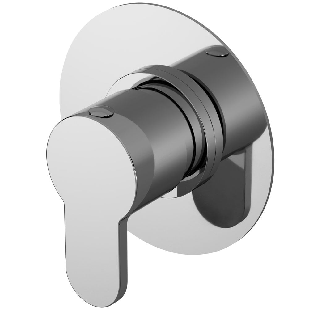 Nuie Arvan Chrome Concealed Stop Tap Shower Valve - ARVST10