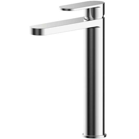 Nuie Binsey Chrome Single Lever High-Rise Mono Basin Mixer Tap - BIN370