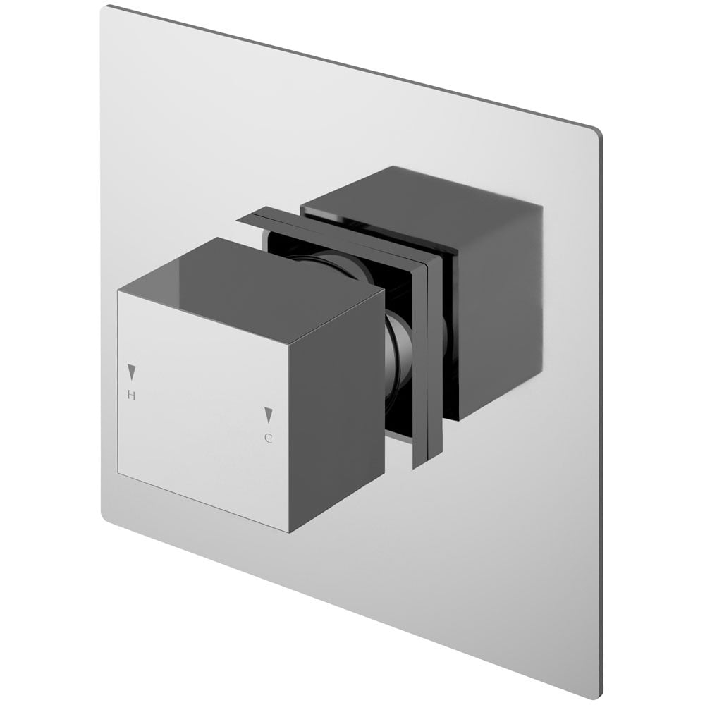 Nuie Sanford Chrome Thermostatic Temperature Control Showers Valve - SANTC11