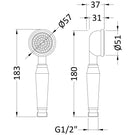 nuie-chrome-small-traditional-shower-head---a3221-