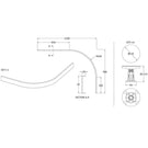 nuie-white-legs--plinth-kit-for-quad--offset-tray-1000-1200mm-leg6w-