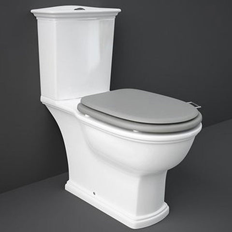 RAK Washington White Close Coupled Toilet Pan, Cistern & Soft Close Seat - WASPAK503