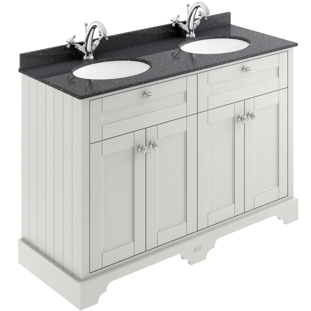 Hudson Reed Old London Timeless Sand 1200mm Black Marble & 1TH Basin Unit LOF463