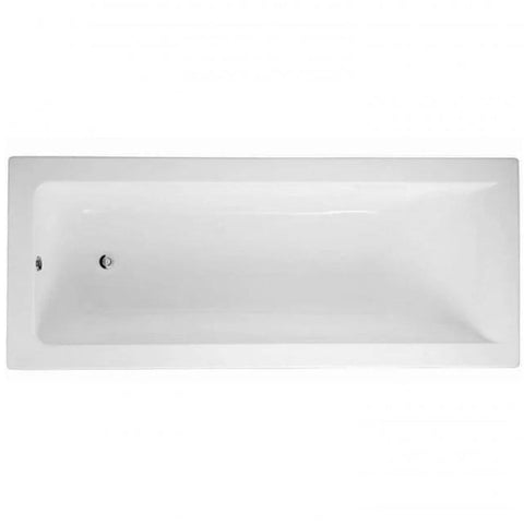 RAK Metropolitan White Single Ended Rectangular Bath 1700mmx700mm - NMETBATH