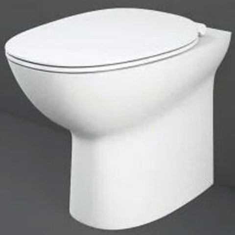 RAK Morning Rimless Back to Wall Toilet Pan & Soft Close Seat - MORBTWPAN018