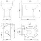 hudson-reed-richmond-480mm-height-back-to-wall-toilet-pan--storm-grey-seat-