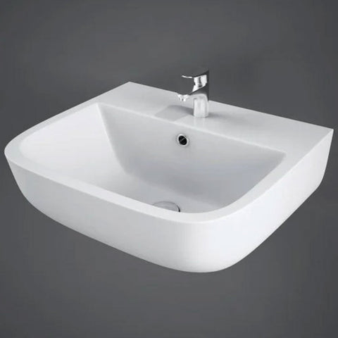 RAK Series 600 400x365 1th White Ceramic Cloakroom Wall Hung Basin - S60040BAS1