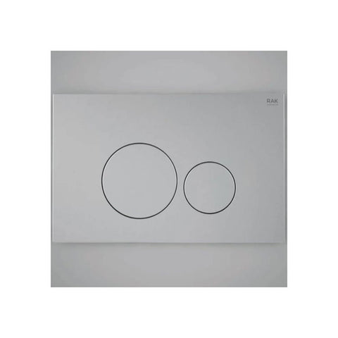 RAK Ecofix White Round Dual Flush Plate - FSRAKPPL003