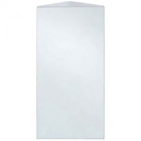RAK Riva White Single Door Corner Bathroom Mirror Cabinet 650x340mm - 12SL704HP