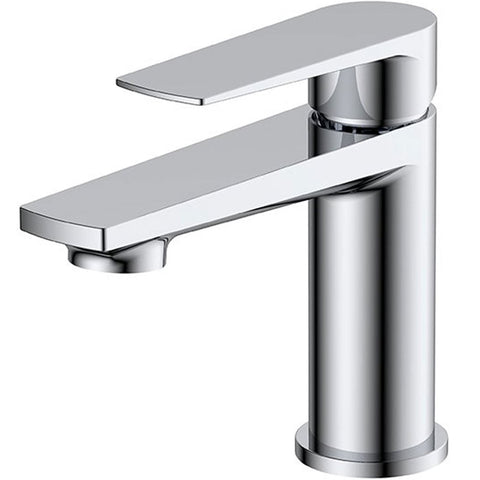 RAK Blade Chrome Mono Mini Basin Mixer Tap with Clicker Waste - RAKBLD3002