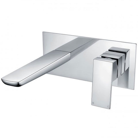 RAK Moon Chrome Single Lever Basin Mixer Tap & Back Plate - RAKMOO3007