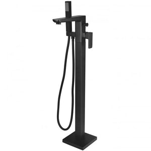 RAK Moon Black Freestanding Single Lever Bath Shower Mixer Tap - RAKMOO3014B