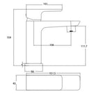 rak-moon-black-single-lever-mono-basin-mixer-tap--clicker-waste---rakmoo3001b-