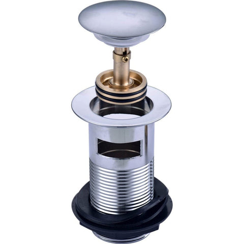 RAK Deluxe Chrome Easy Clean Click Clack Basin Waste Slotted - RAKCCW003
