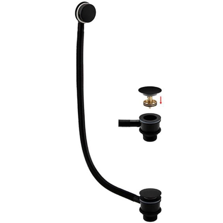 rak-black-round-bath-clicker-waste--overflow---rakl9022rb-