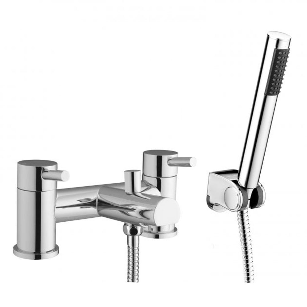 RAK Prima Chrome Dual Lever Bath Shower Mixer Tap & handset - RAKPRI3005