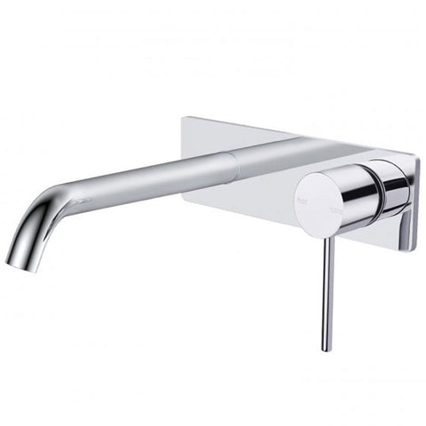 RAK Prima Tech Chrome Wall Mounted Basin Mixer Tap & Back Plate - RAKPRT3007