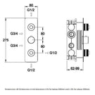rak-prima-tech-chrome-vertical-thermostatic-2-outlet-concealed-shower-valve-