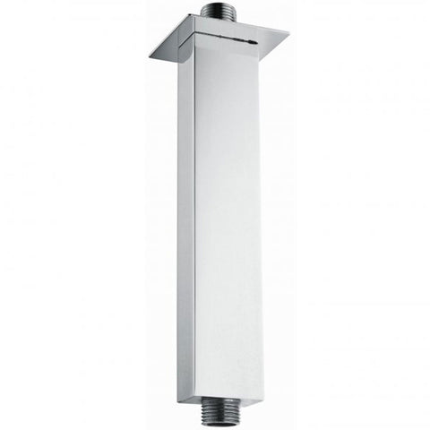RAK Showering Chrome Ceiling Mounted Square Shower Arm 120mm - RAKSHW0005