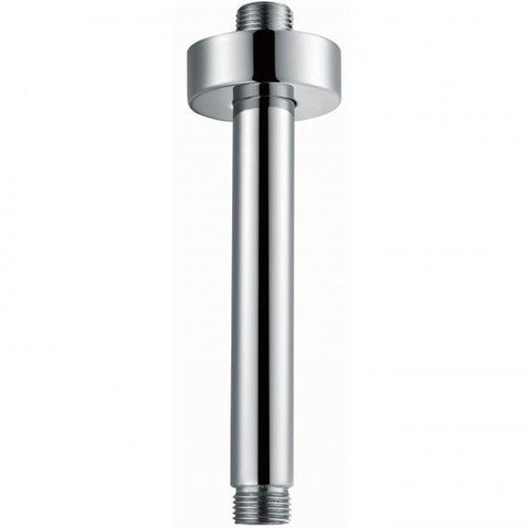 RAK Showering Chrome Ceiling Mounted Round Shower Arm 120mm - RAKSHW0006