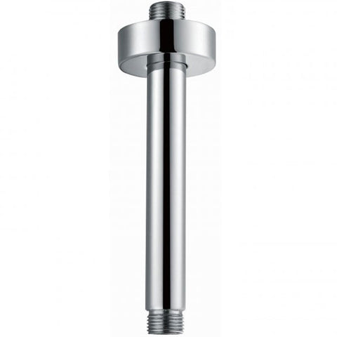 RAK Showering Chrome Ceiling Mounted Round Shower Arm 250mm - RAKSHW0004