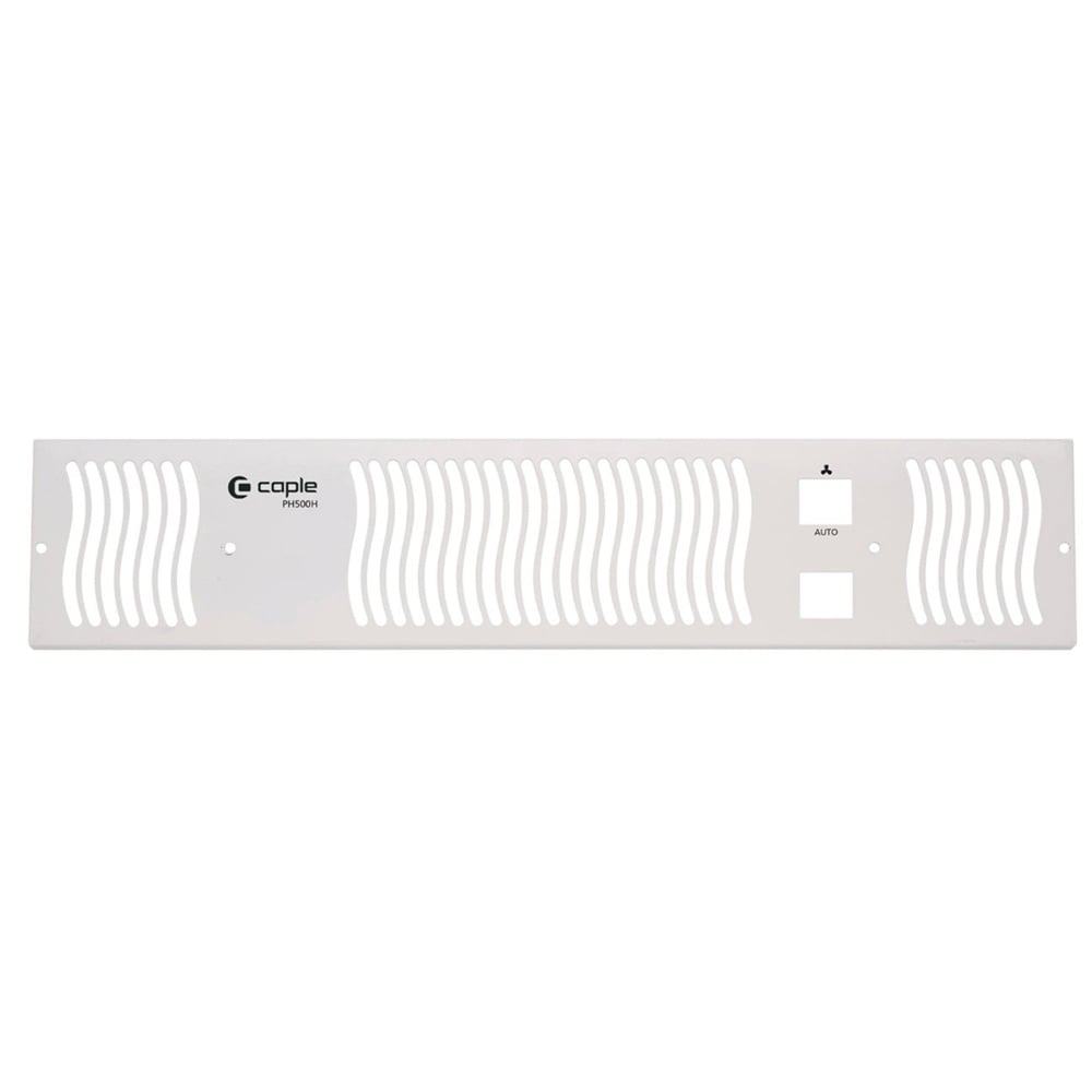 Caple White Decorative Grill For Electric Plinth Heather PHHGRILL/WH