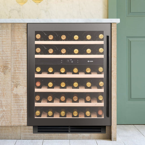Caple Sense Gunmetal Undercounter Dual Zone Wine Cabinet WI6135GM