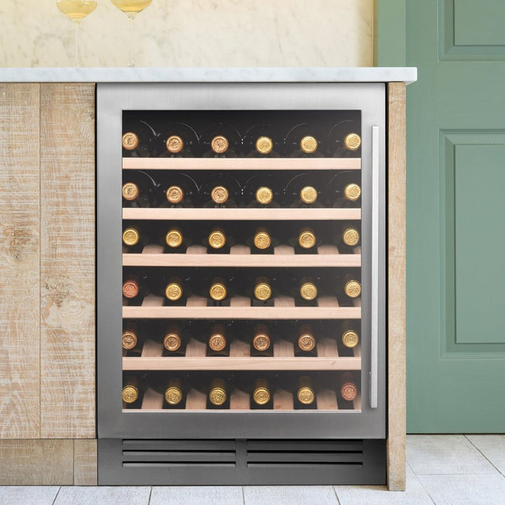 caple-classic-stainless-steel-undercounter-single-zone-wine-cabinet-wi6142-