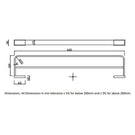 rak-moon-black-double-towel-bar-600mm---rakmoo9912b-