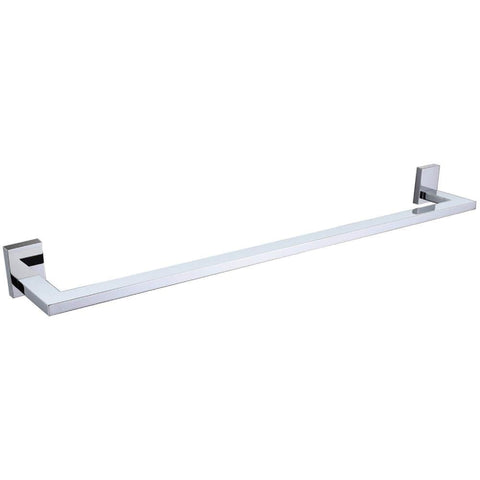 RAK Resort Chrome 600mm Towel Rail With Back Plate - RAKC17124