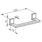 rak-resort-chrome-255mm-towel-rail-with-back-plate---rakc17160-