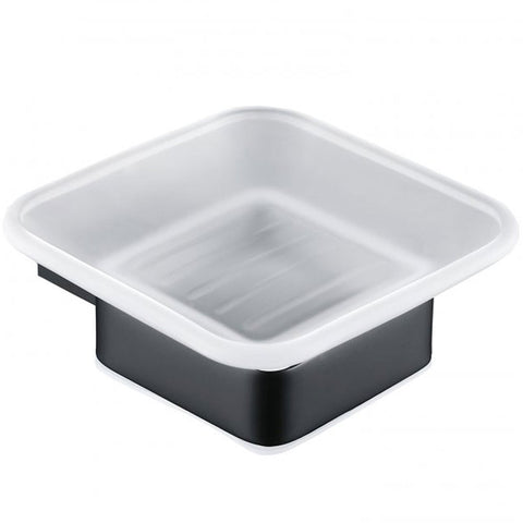 RAK Moon Black Square Soap Dish - RAKMOO9905B