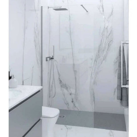 RAK Feeling Straight Wetroom Shower Screen 1200x2000x8mm - RAKFGP1200