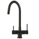 caple-vapos2-3in1-black-twin-lever-steel-hot-water-tap-vap23in1bs-
