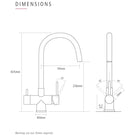 caple-vapos2-3in1-black-twin-lever-steel-hot-water-tap-vap23in1bs-