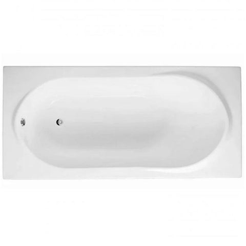RAK Reserva Alpine White Single Ended Rectangular Bath 1700x800mm - NRESBATH
