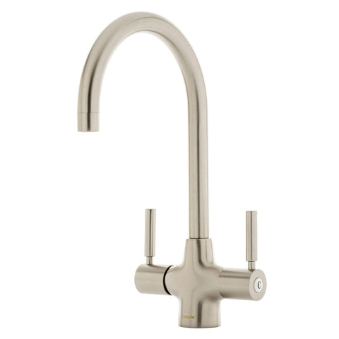 Caple Washington Brushed Nickel Dual Lever Kitchen Sink Tap WAS4/BN