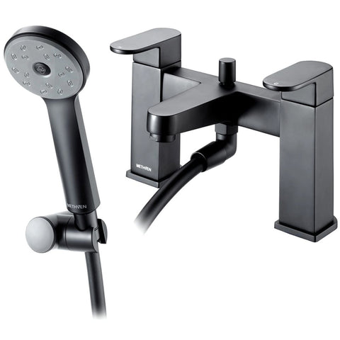 Methven Amio Chrome Twin Lever Bath Shower Mixer Tap AMBSMCPUK