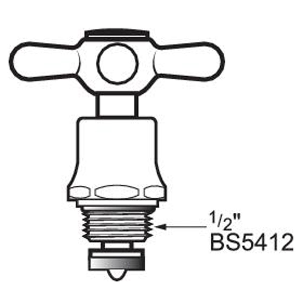 Deva Chrrome Period Style Conversion Kit For Basin Tap - VIC CONV.KIT