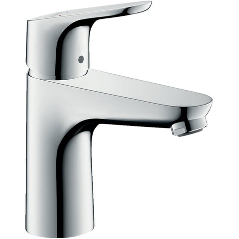 Hansgrohe Focus Chrome Single Lever Basin Mixer Tap 100 With Pop-Up Waste