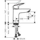 hansgrohe-logis-chrome-single-lever-basin-mixer-tap-100-with-push-open-waste-