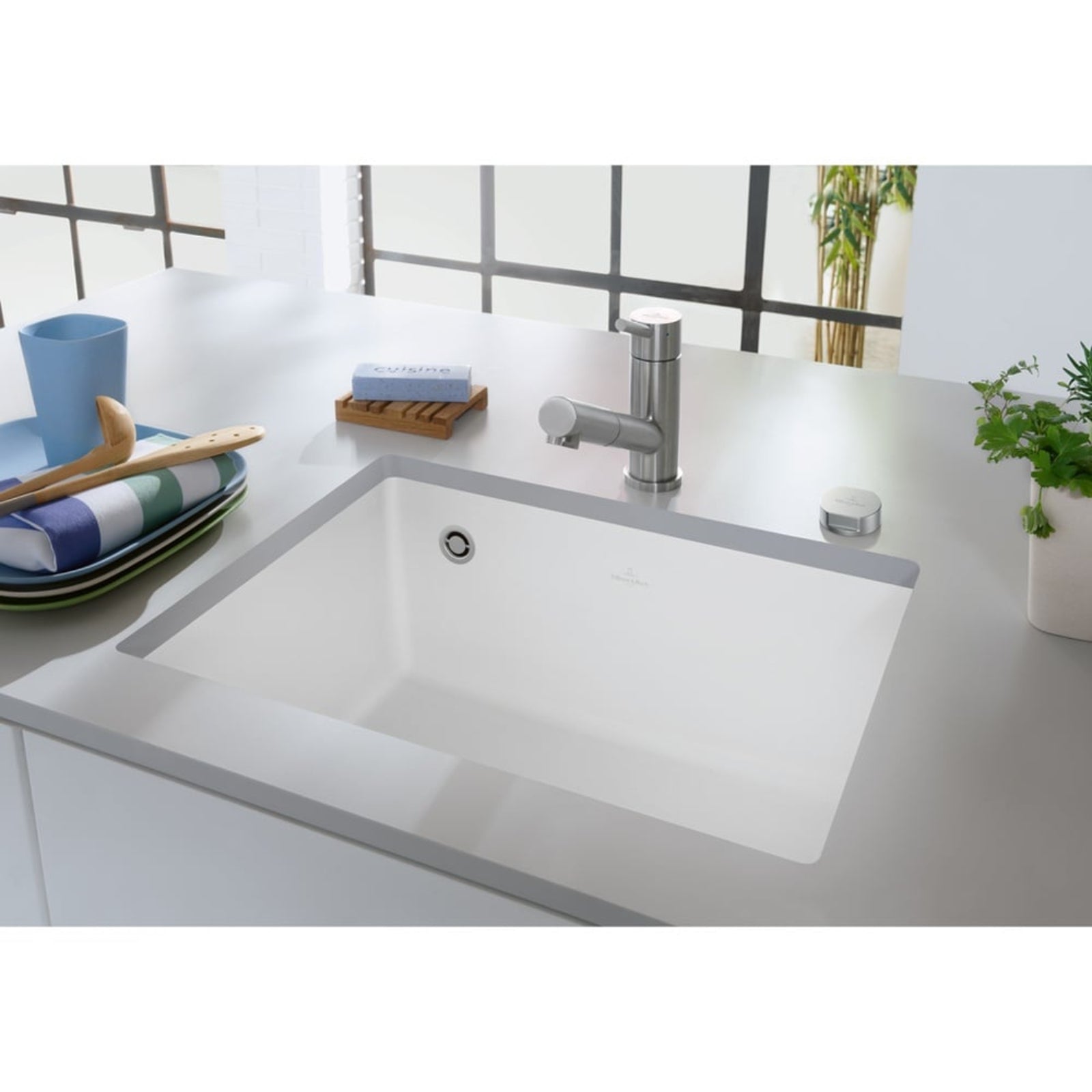 Villeroy & Boch Subway 60 SU 1.0 Bowl Ceramic Kitchen Sink - NO WASTE